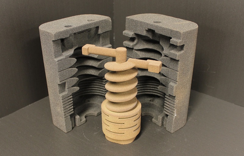 3D-печать песчаной формы и стержня